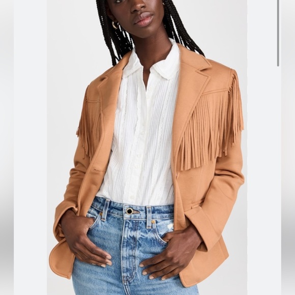 NWT Blanknyc x Free People Free Bird fringe blazer - Picture 2 of 4